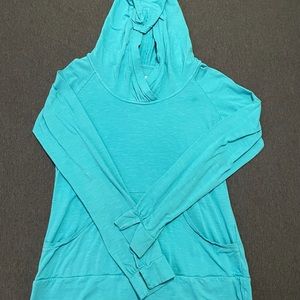 Columbia Teal Cotton Pullover